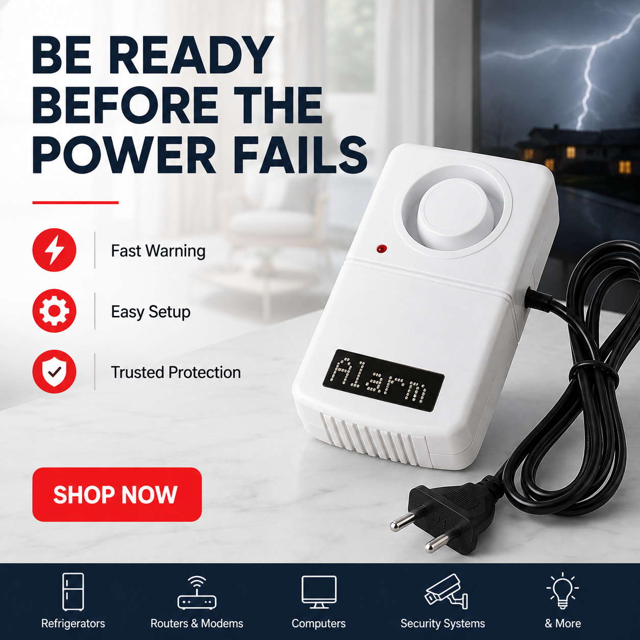 Smart Power Failure Alert Monitor