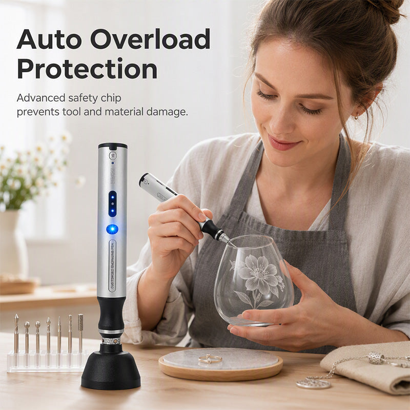 🖊️ Mini Cordless Electric Engraving Pen – Portable Precision Engraving Tool