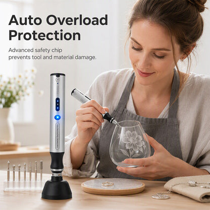 🖊️ Mini Cordless Electric Engraving Pen – Portable Precision Engraving Tool