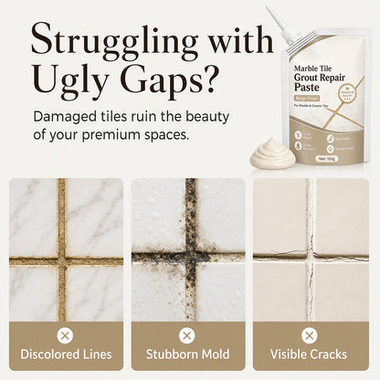 Beige Marble Tile Grout Repair Paste