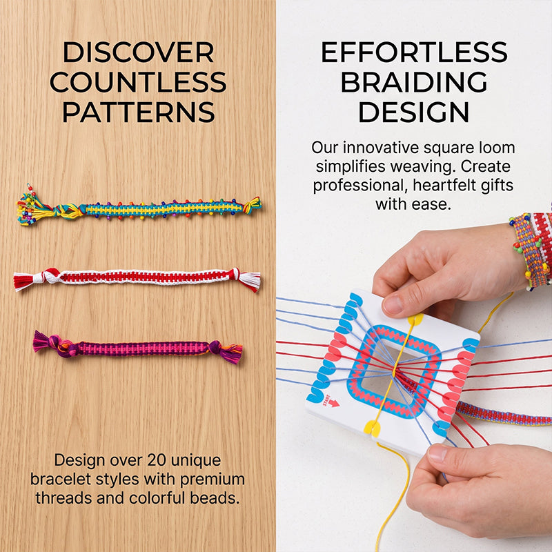 🌈 Kids’ DIY Friendship Bracelet Making Kit