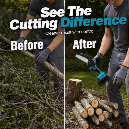 Handheld Rechargeable Electric Cordless Mini Chainsaw