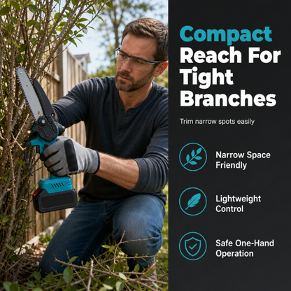 Handheld Rechargeable Electric Cordless Mini Chainsaw