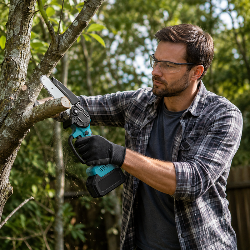 Handheld Rechargeable Electric Cordless Mini Chainsaw