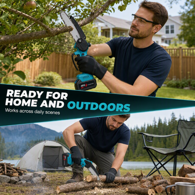 Handheld Rechargeable Electric Cordless Mini Chainsaw