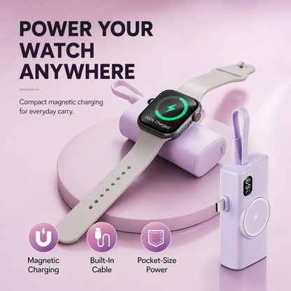 🔋 Hot Deal | 5000mAh Magnetic Power Bank