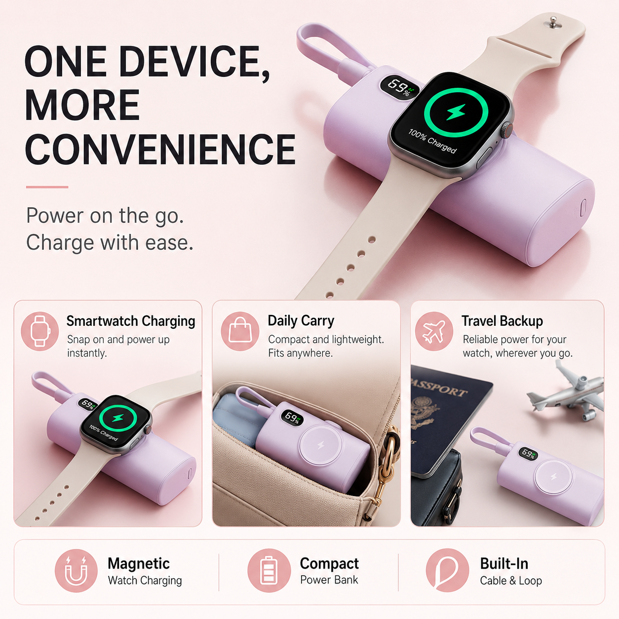 🔋 Hot Deal | 5000mAh Magnetic Power Bank