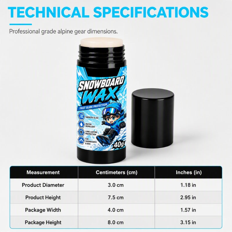 🏂 Winter Deal | Rub-On Snowboard Wax
