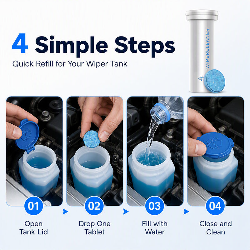 🚗 Hot Deal | 15PCS Windshield Cleaner Tablets