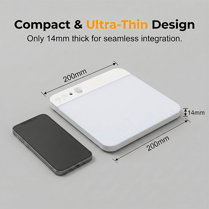 ⏳🔥LIMITED-TIME !⏳50% OFF! ⏰ Motion Sensor LED Ceiling Light – Wireless, Magnetic Mount & Remote Control for Home 🏠
