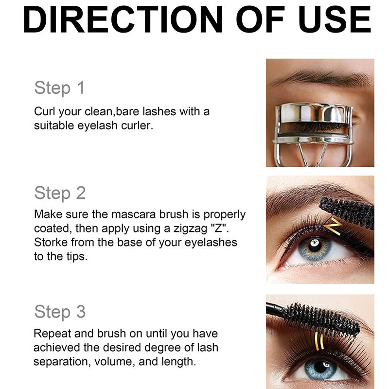 Waterproof Long-lasting Mascara With Big Brush Head