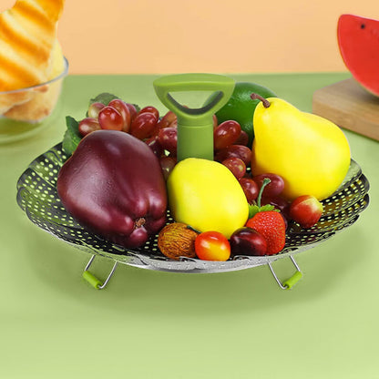 🍲50% OFF NOW!Stainless Steel Expandable Steamer Basket