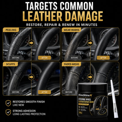 🔥Last day of the limited-time 50% off sale!🔥Leather Repair Cream for Steering Wheels
