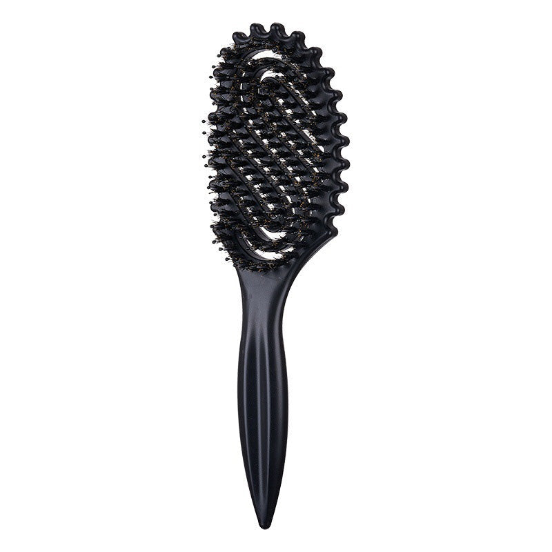 Vented Boar Bristle Brush for Curly Hair