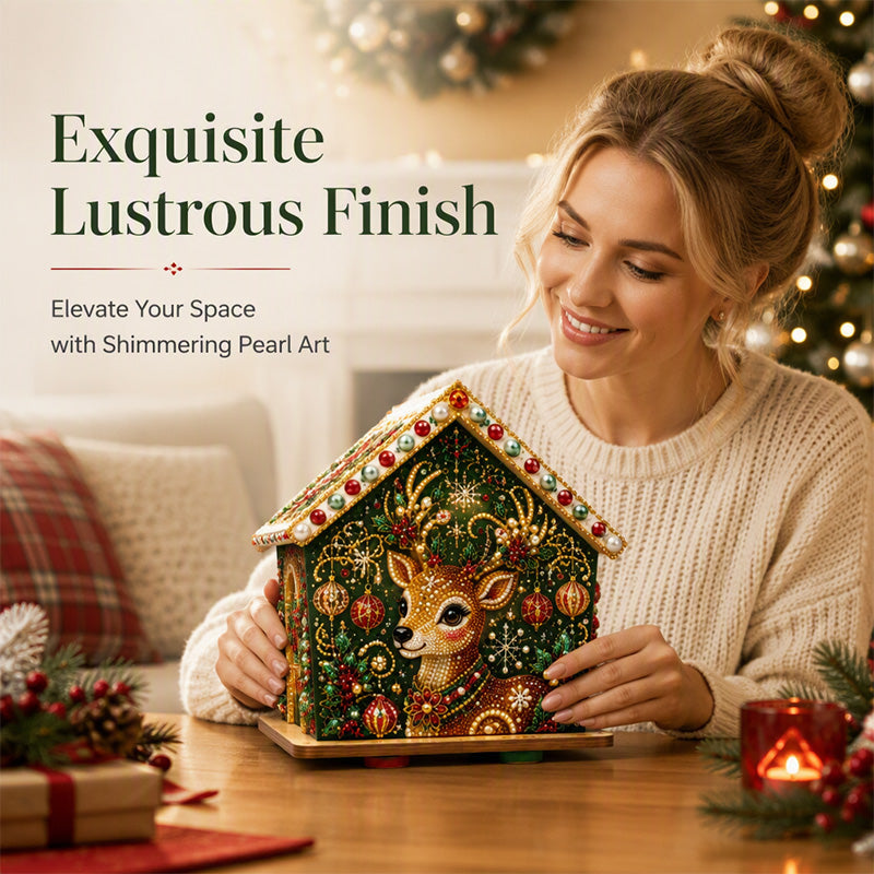 3D DIY Pearl Art Christmas Painting Kit