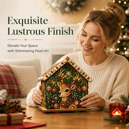 3D DIY Pearl Art Christmas Painting Kit