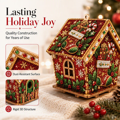 3D DIY Pearl Art Christmas Painting Kit