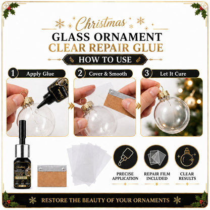 Christmas Glass Ornament Repair Glue
