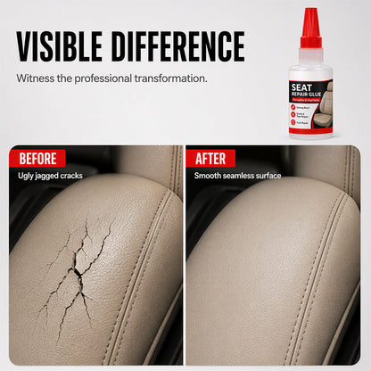 🚗50% OFF NOW! Quick Dry Car Seat Leather Repair Glue‑ Precision Nozzle Vinyl & Leather Adhesive, Permanent Bond Repair Glue for Car Seats, Sofas & Leather Furnitures