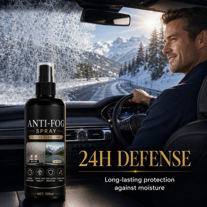 Car Glass Anti-Fog Spray for Clear Visibility