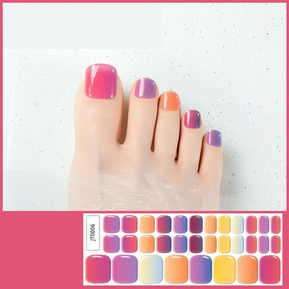 🥳2026 HOT SALE🥳💞Semi-Cured Gel Toenail Stickers
