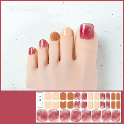 🥳2026 HOT SALE🥳💞Semi-Cured Gel Toenail Stickers