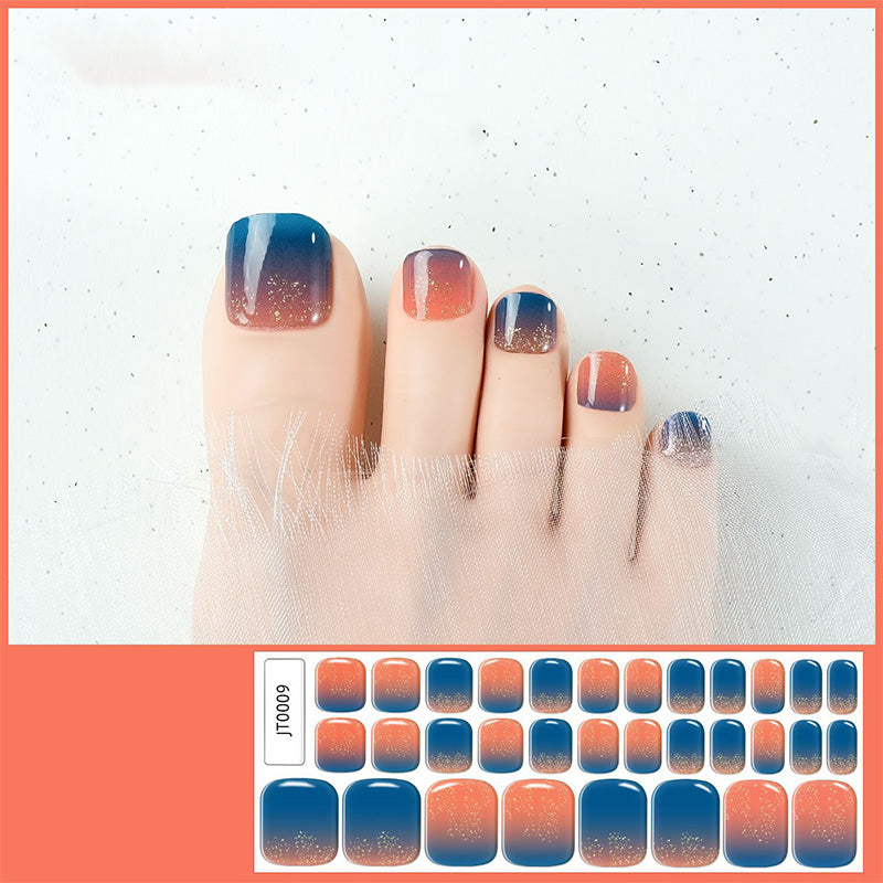 🥳2026 HOT SALE🥳💞Semi-Cured Gel Toenail Stickers