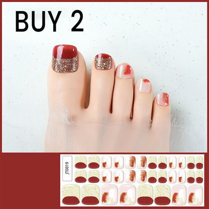 🥳2026 HOT SALE🥳💞Semi-Cured Gel Toenail Stickers