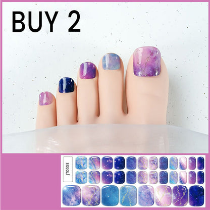🥳2026 HOT SALE🥳💞Semi-Cured Gel Toenail Stickers