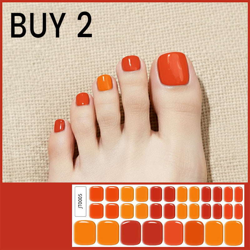 🥳2026 HOT SALE🥳💞Semi-Cured Gel Toenail Stickers