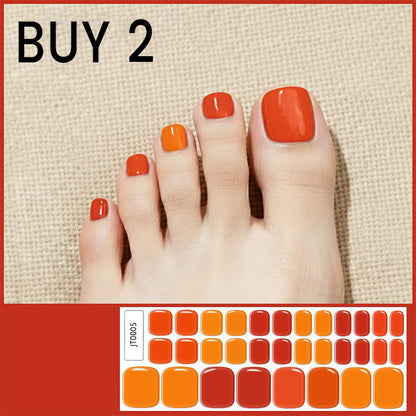 🥳2026 HOT SALE🥳💞Semi-Cured Gel Toenail Stickers