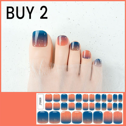 🥳2026 HOT SALE🥳💞Semi-Cured Gel Toenail Stickers