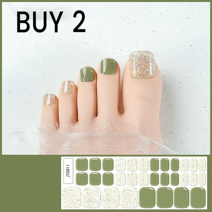 🥳2026 HOT SALE🥳💞Semi-Cured Gel Toenail Stickers