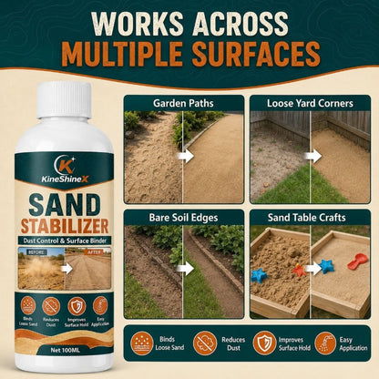🏜️ Sand Stabilizer Binder | Dust-Control Care