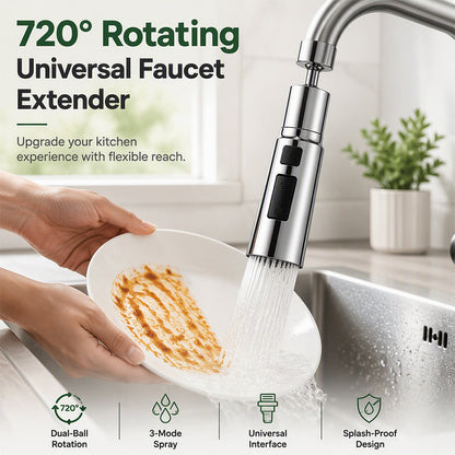 Universal Rotating Kitchen Faucet Nozzle