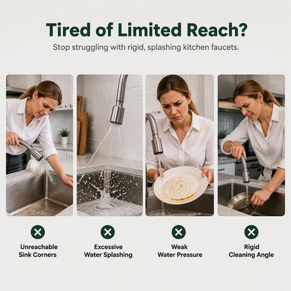 Universal Rotating Kitchen Faucet Nozzle