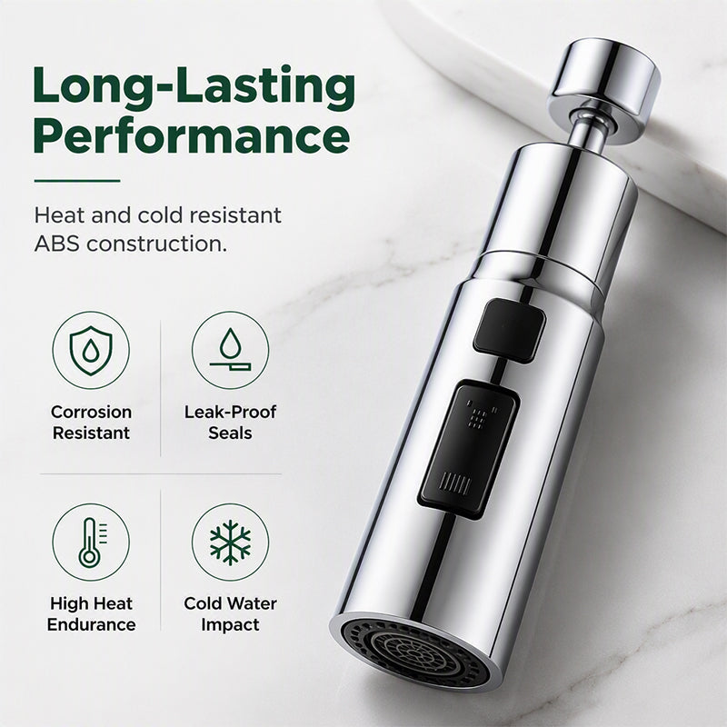 Universal Rotating Kitchen Faucet Nozzle