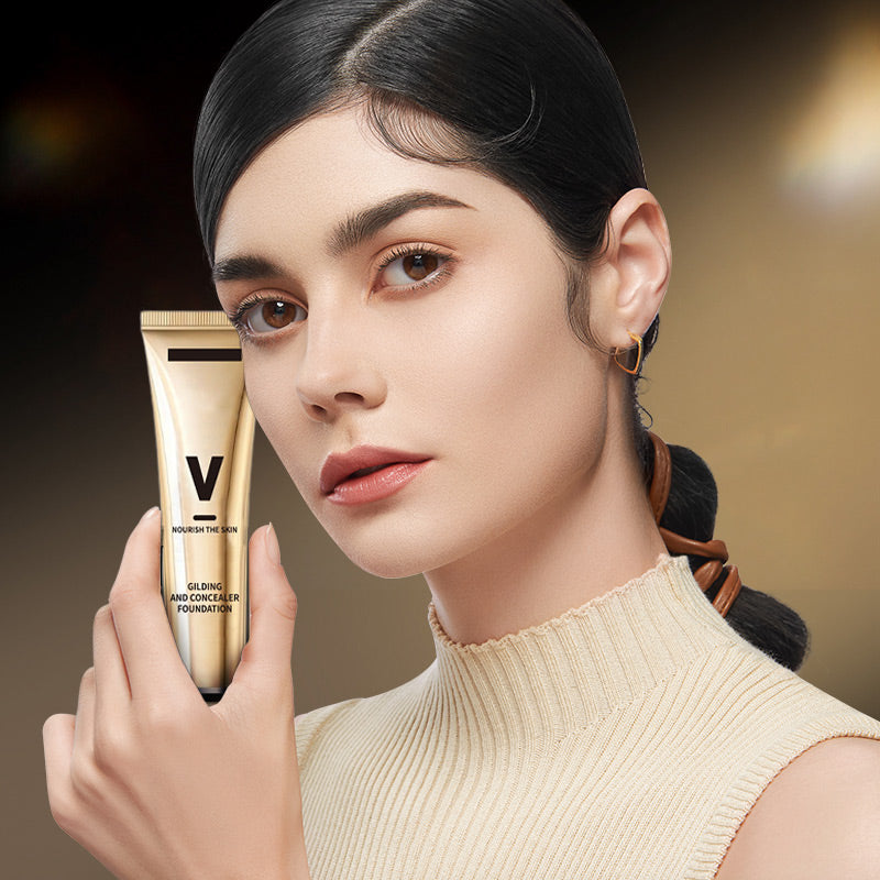 Glitter Moisturizing Concealer Liquid Foundation