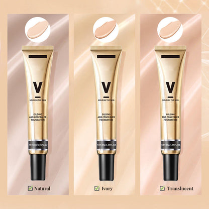 Glitter Moisturizing Concealer Liquid Foundation