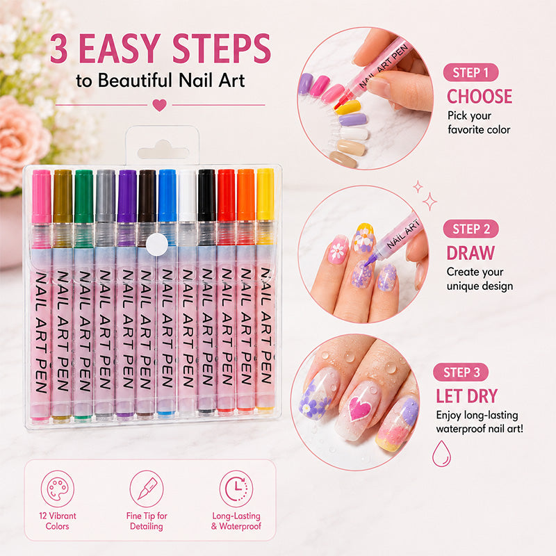 DIY Acrylic Nail Art Pens