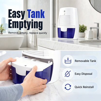 💧 Mini Dehumidifier | Quiet Small-Room Care