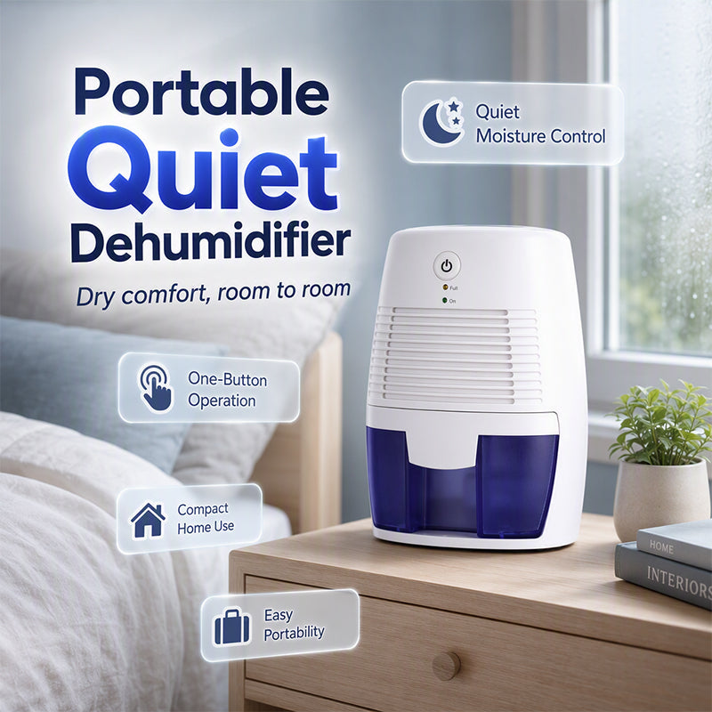 💧 Mini Dehumidifier | Quiet Small-Room Care