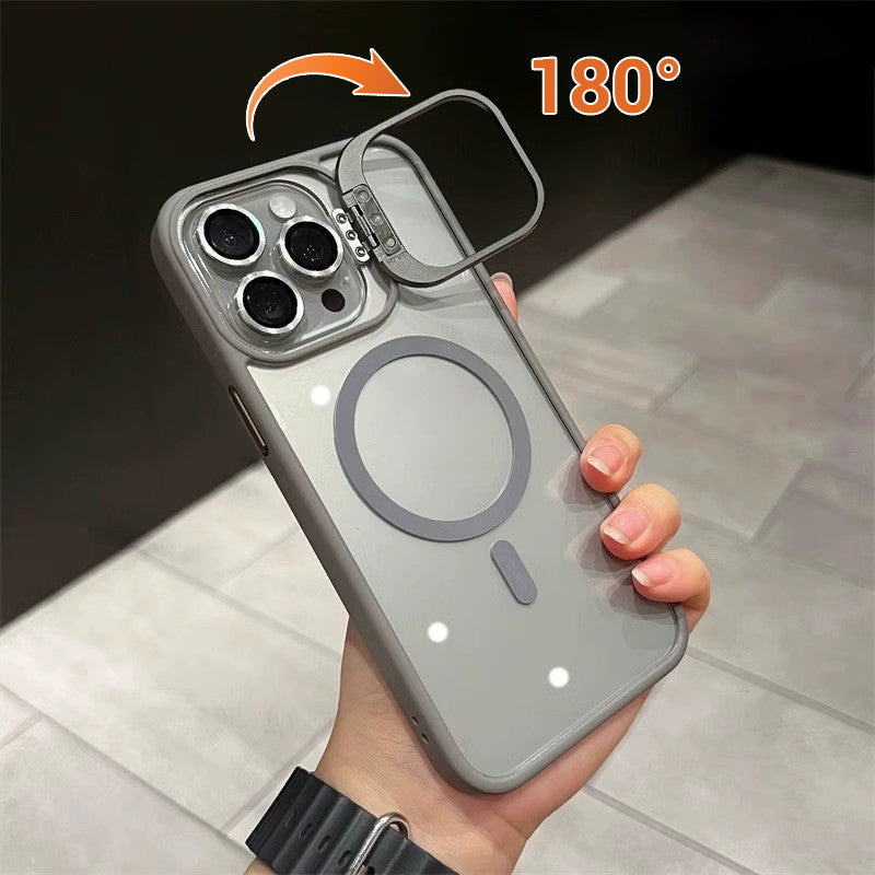 📱 Magnetic iPhone Case | 180° Ring Stand