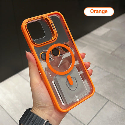 📱 Magnetic iPhone Case | 180° Ring Stand