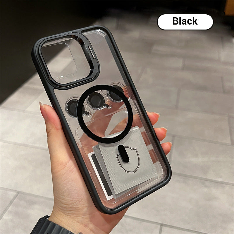 📱 Magnetic iPhone Case | 180° Ring Stand