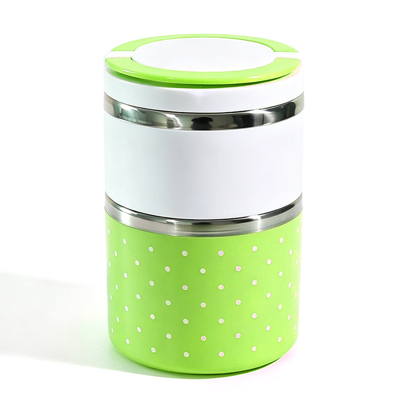 🍱 Insulated Stainless Lunch Box | 1–3 Layers