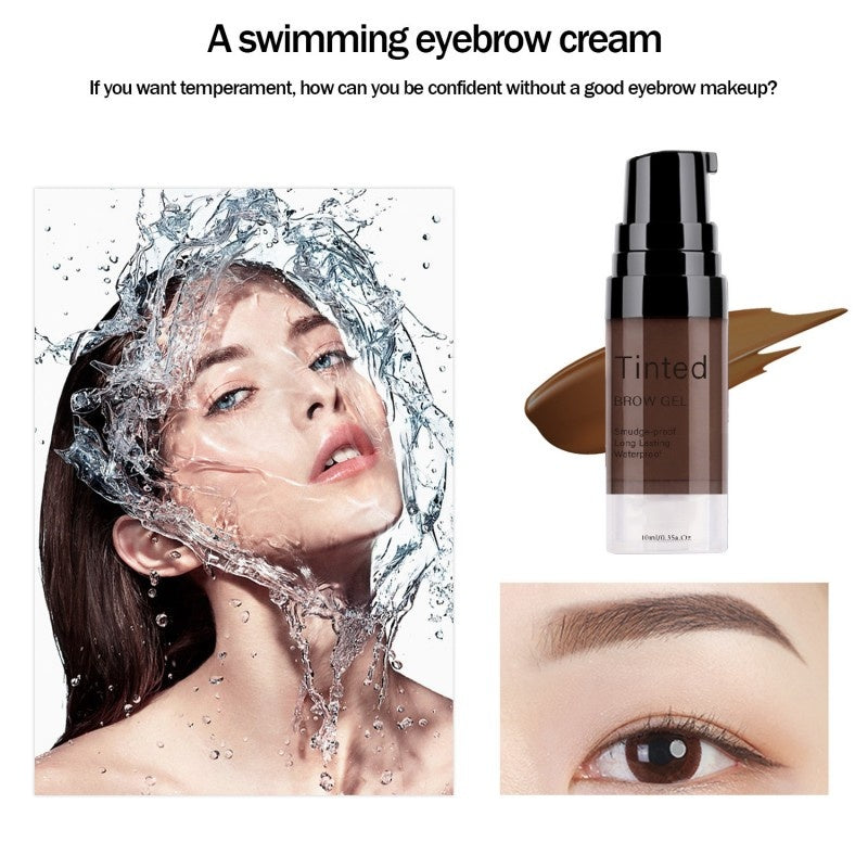 🖤Black Friday Hot Sale 50% OFF♟️Long-Wear Brow Cream with Precision Brush, Waterproof Smudge-Proof Eyebrow Pomade for Natural Defined Brows