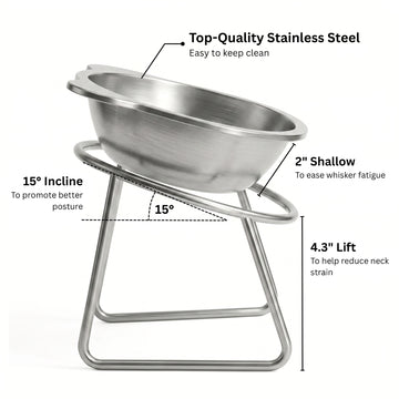 🥣15° Tilted Orthopaedic Feeding Bowl