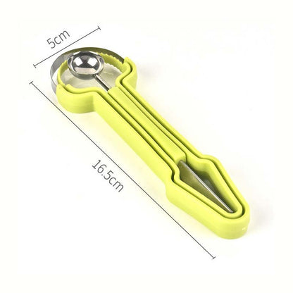 🎉 Limited- Time Buy 1 Get 1 Free🍉 3-in-1 Stainless Steel Melon Baller Scoop Tool Kit