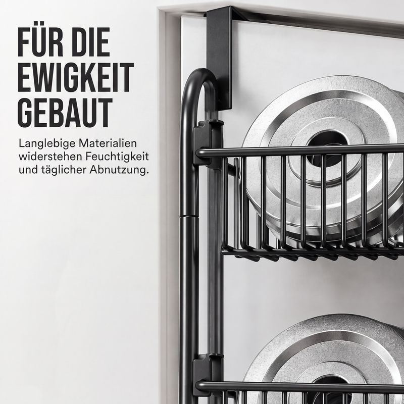 🚪 50% OFF! ✨ Over the Door Hanging Organizer – Drill-Free Installation, Multi-Tier Carbon Steel Baskets & Space-Saving Design – Practical Storage for Any Room 🧺